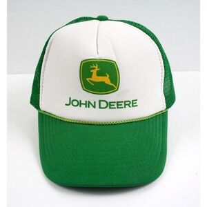 John Deere Mesh & Foam Nissun Snapback Hat Cap Truckers